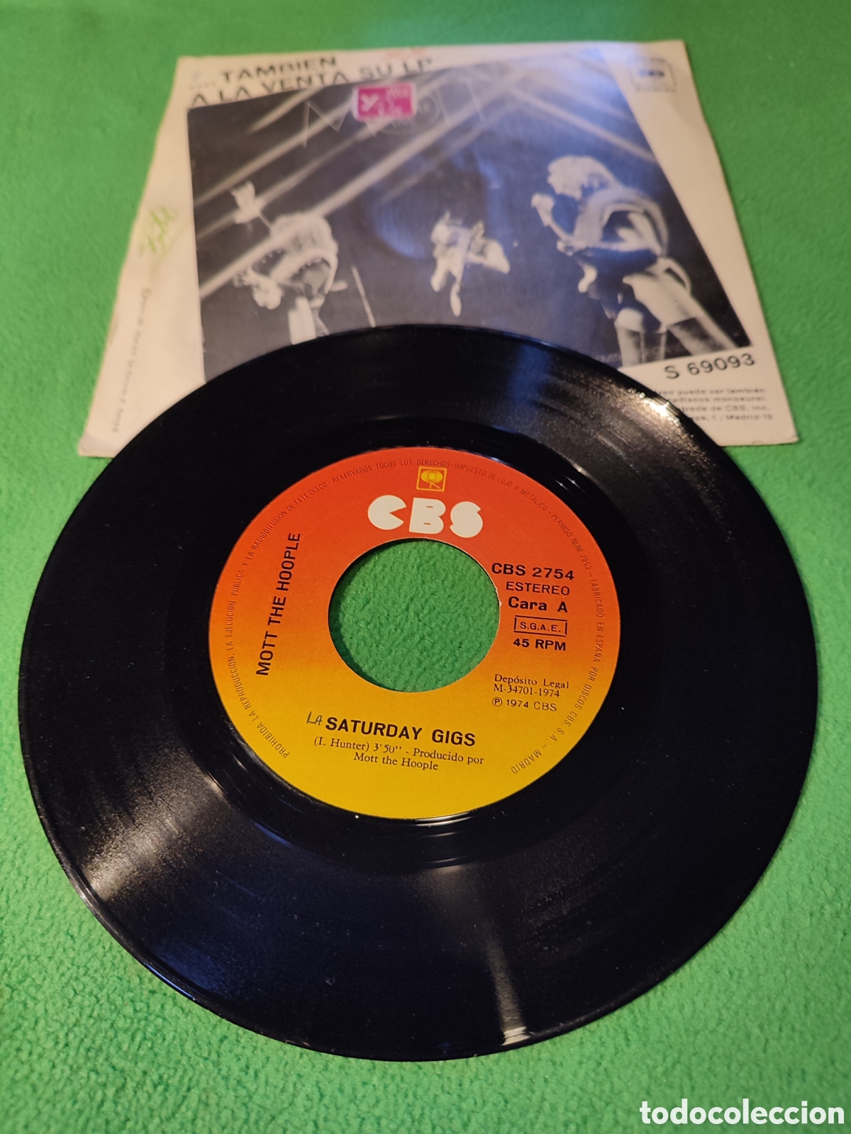 Discos de vinilo: Mott The Hoople - Saturday gigs - Foto 2