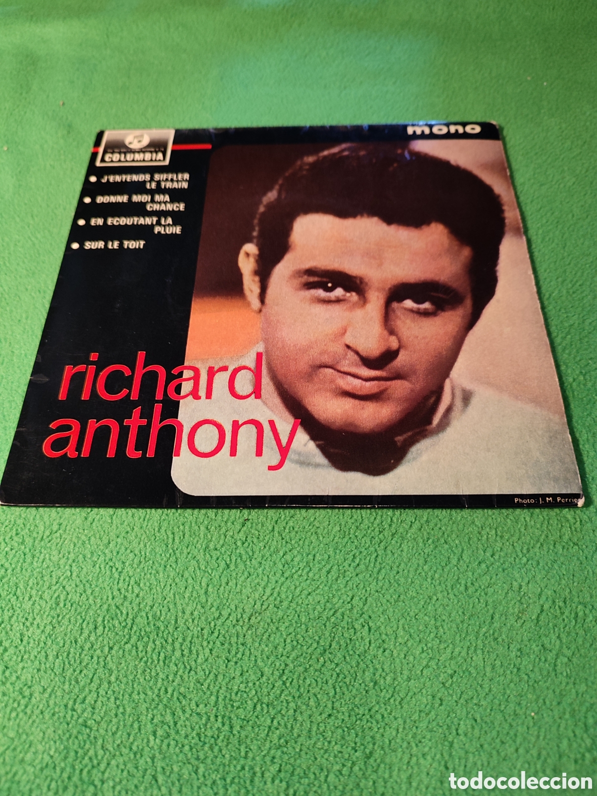 Discos de vinilo: Richard Anthony - Jentends siffler le train + 3 - Foto 1