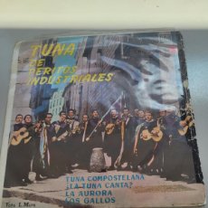 Discos de vinilo: TUNA PERITOS INDUSTRIALES LA TUNA CANTA LA AURORA LOS GALLOS VINILO EP