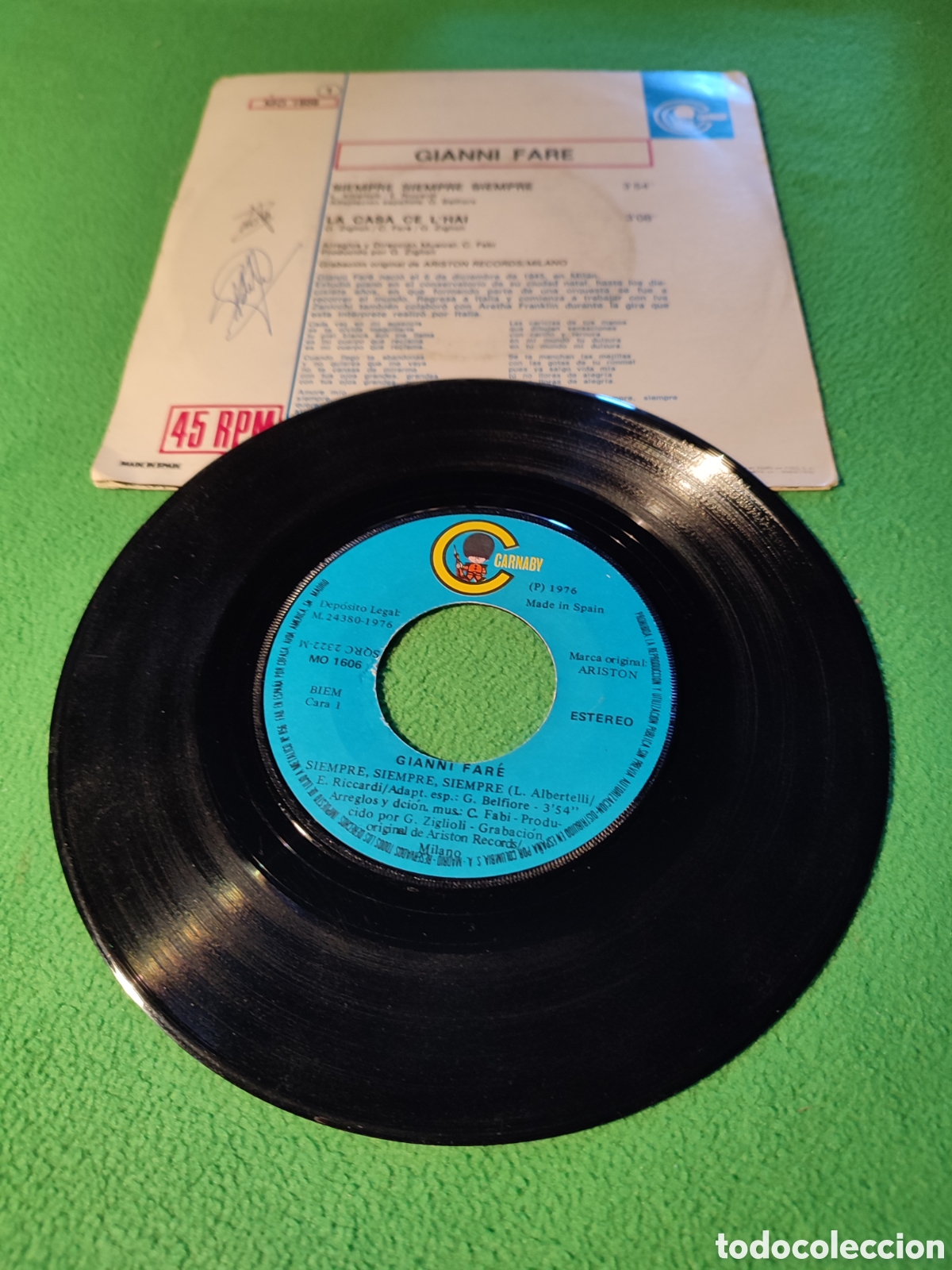 Discos de vinilo: Gianni Fare - Siempre, siempre, siempre - Foto 2