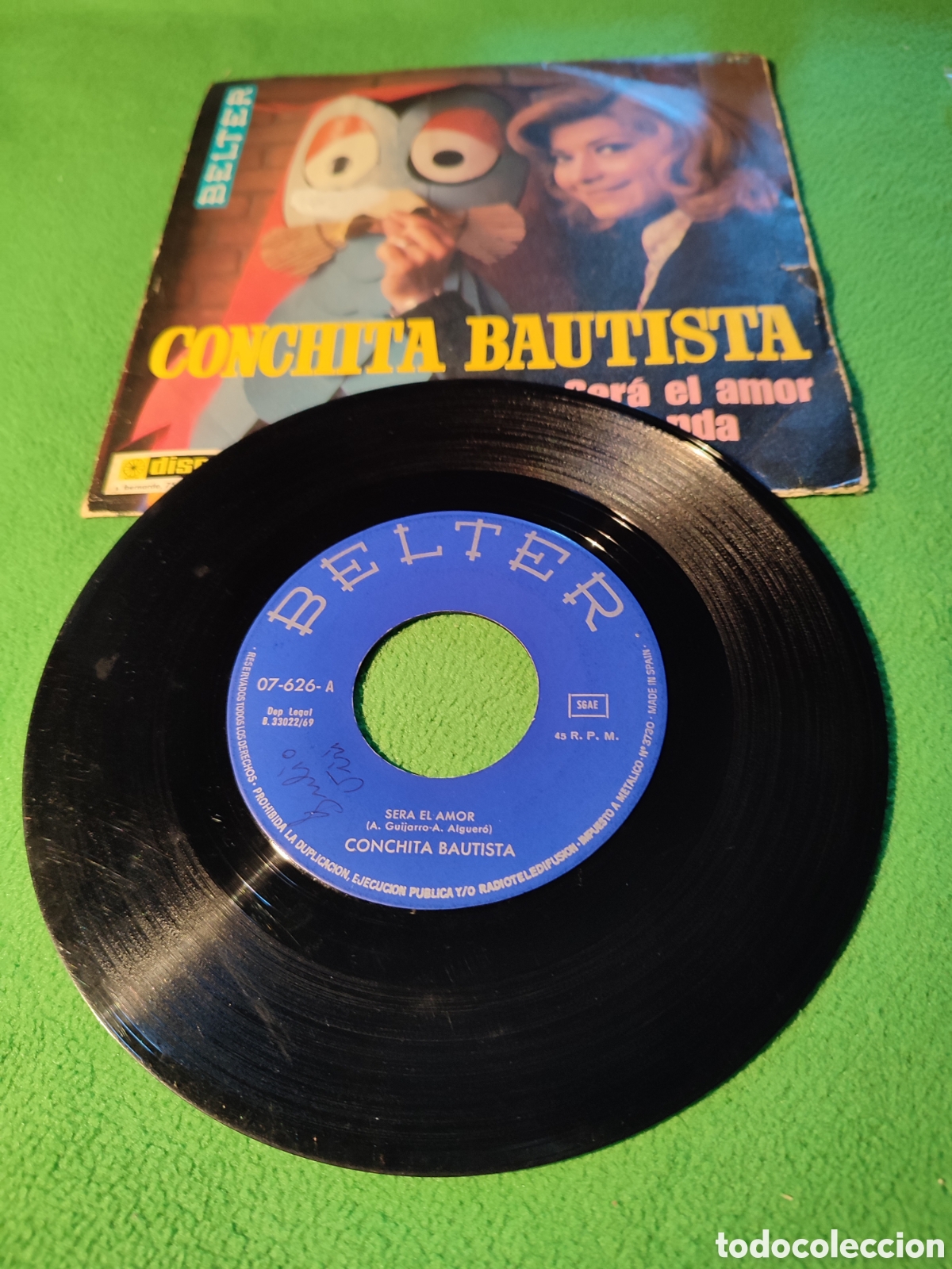 Discos de vinilo: Conchita Bautista - Ser&aacute; el amor - Foto 2