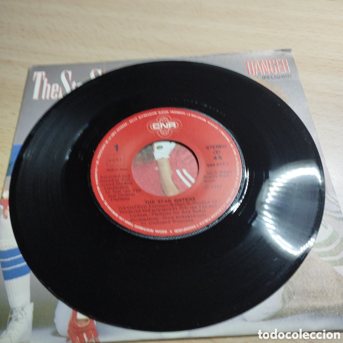 Discos de vinilo: Single 7&rdquo; The Star Sisters 1985 Danger ( Nuevo) - Foto 4