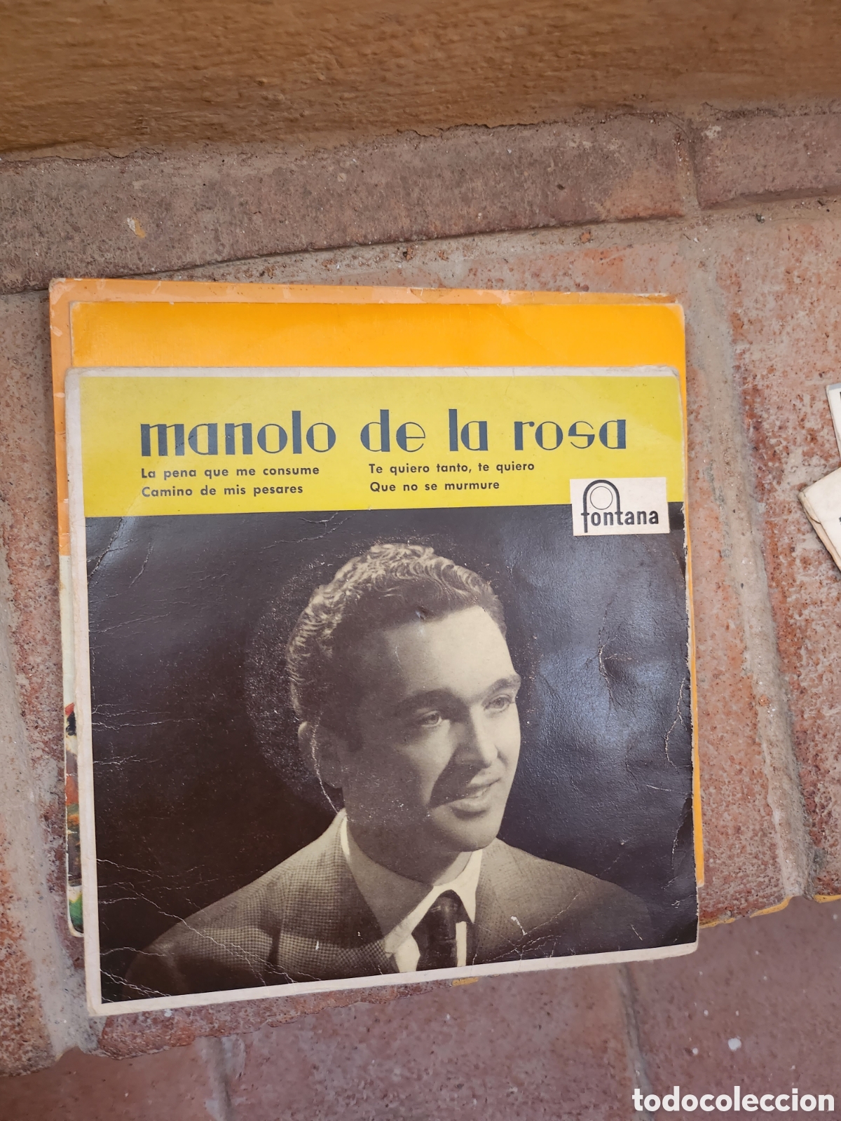 Discos de vinilo: Manolo de la Rosa la pena que me consume - Foto 1