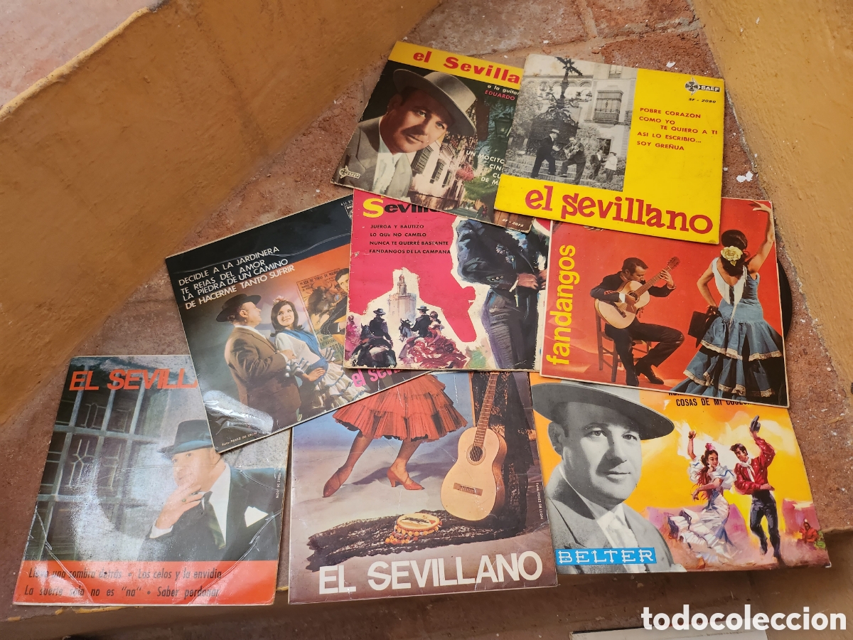 Discos de vinilo: El Sevillano 8 discos - Foto 1