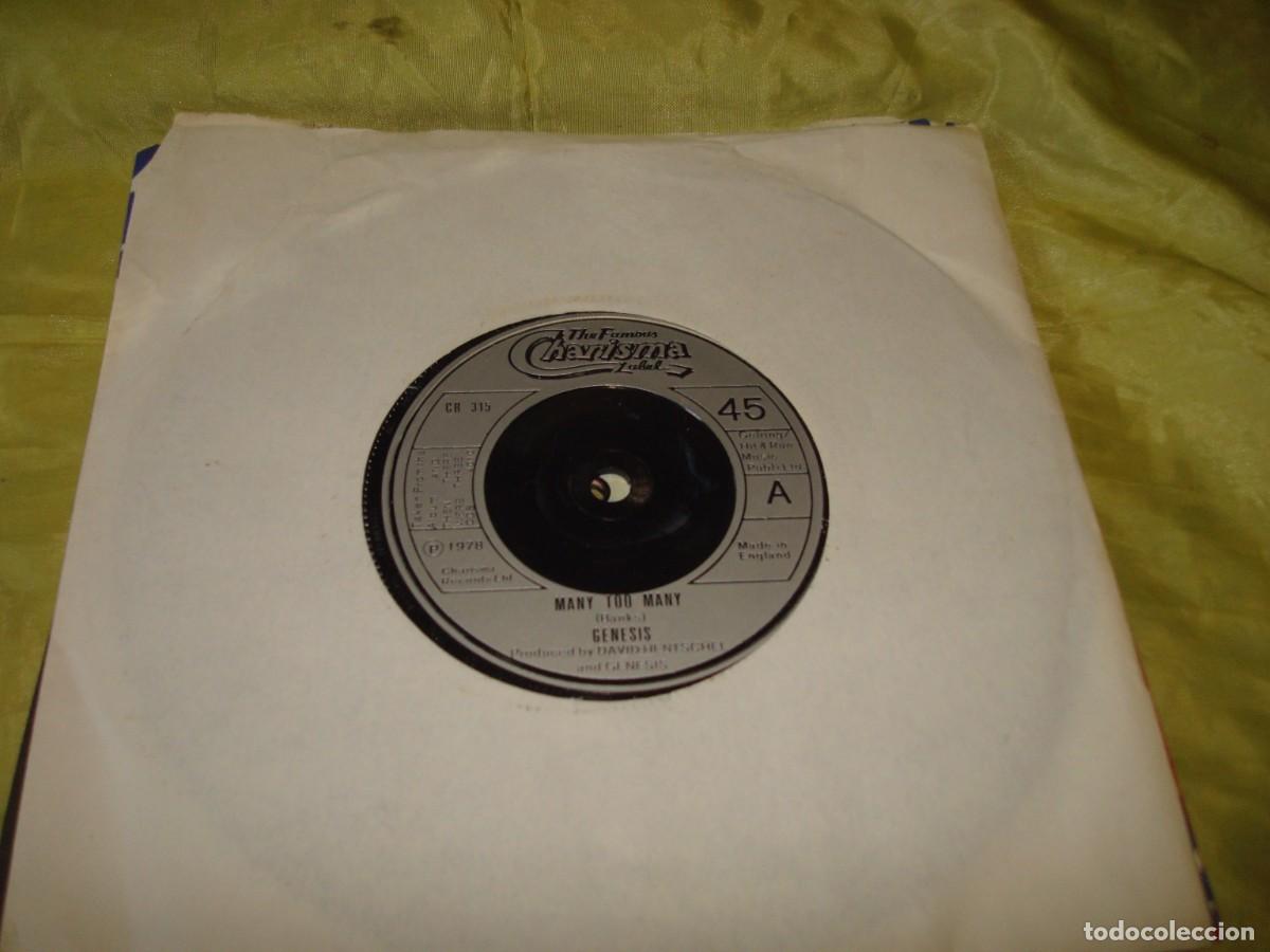 Discos de vinilo: GENESIS. MANY TOO MANY + 2. EP. CHARISMA, 1978. UK. IMPECABLE(#) - Foto 1