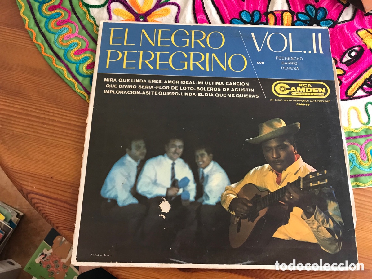 Disques de vinyle: El negro peregrino vol II. RCA Camden