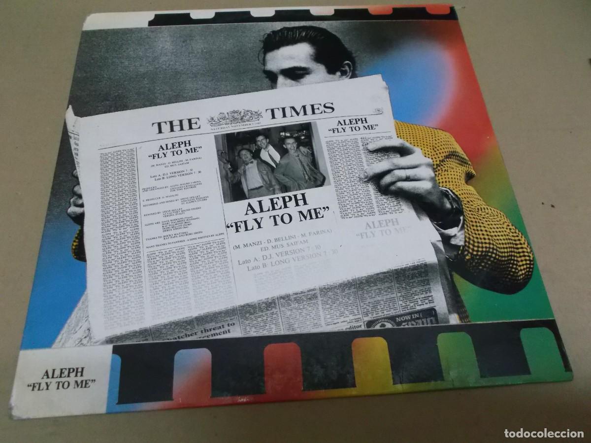 Discos de vinilo: ALEPH (MX) FLY TO ME (2 TRACKS) A&Ntilde;O 1986 - Foto 1