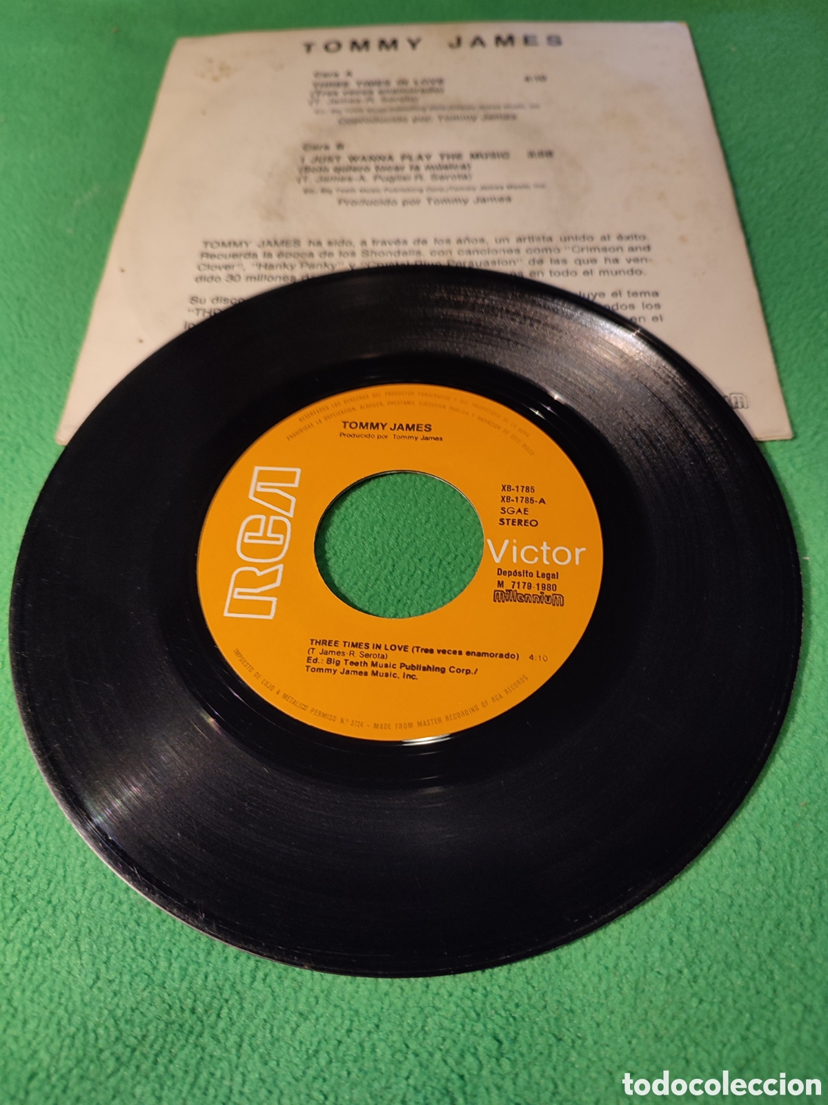 Discos de vinilo: Tommy James - Three times in love - Foto 2