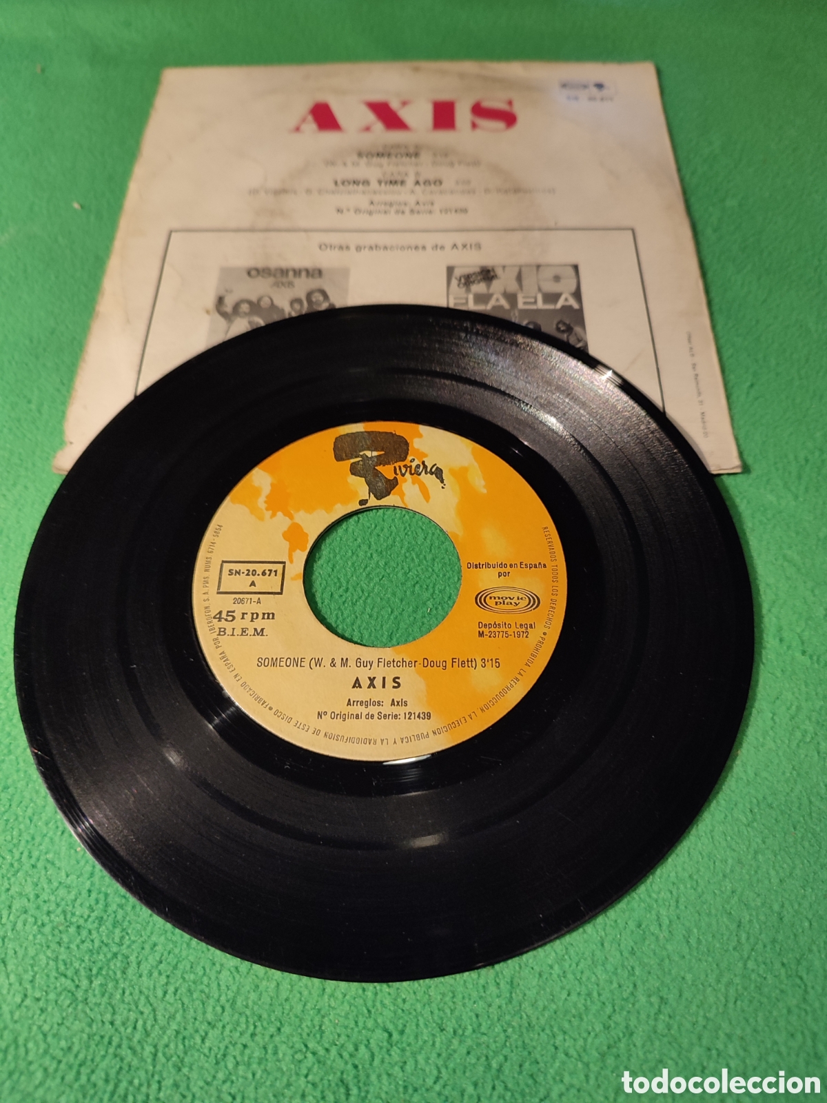 Discos de vinilo: Axis - Someone - Foto 2