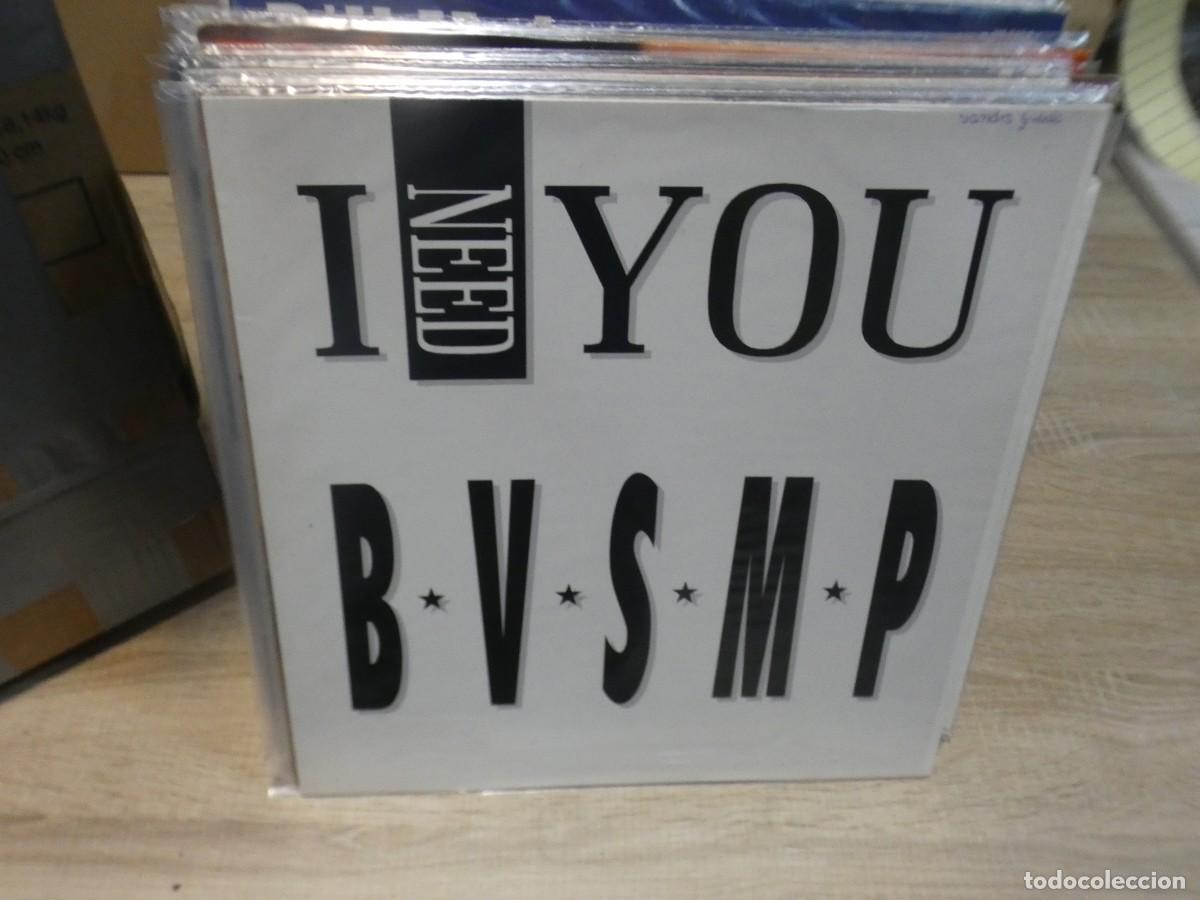 Disques de vinyle: PACC218 MAXI SINGLE MUSICA NEGRA BVSMP I NEED YOU BUEN ESTADO DE DISCO