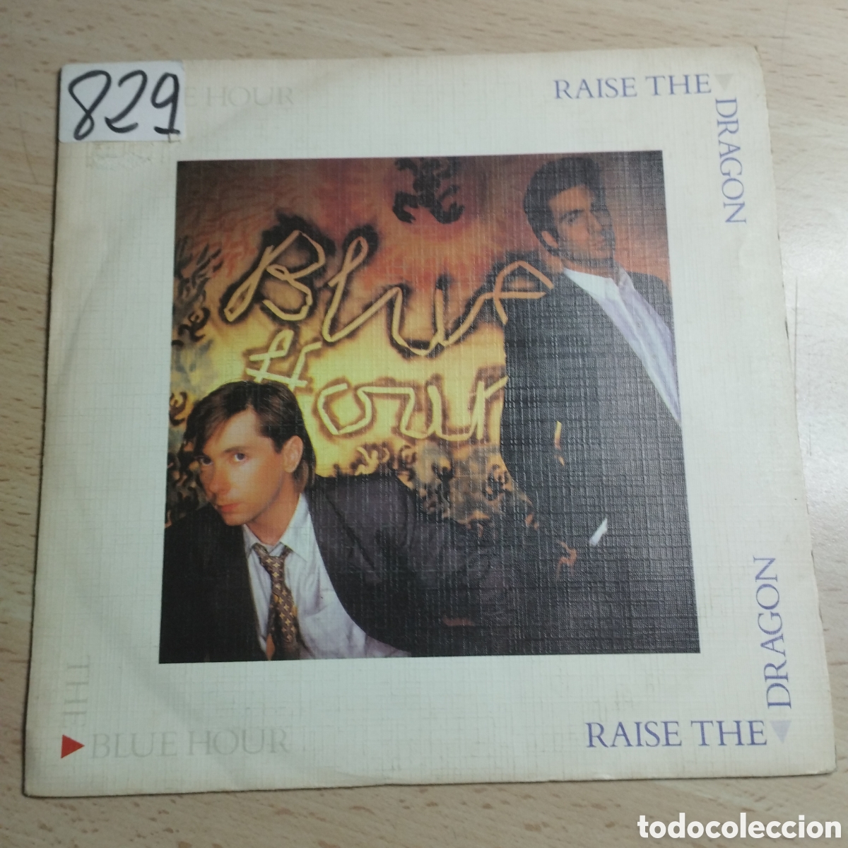 Discos de vinil: Single 7&rdquo; PROMO a una cara.Raise The Dragon 1984 The blue hour.