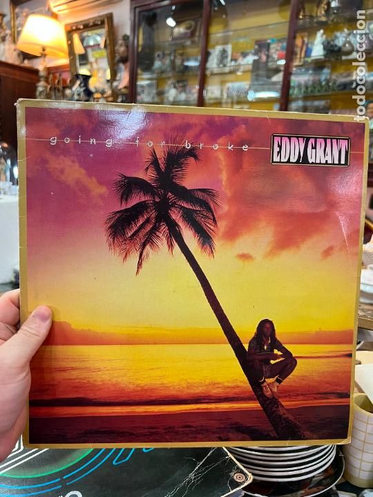 Discos de vinilo: LP EDDY GRANT - GOING FOR BROKE - Foto 1