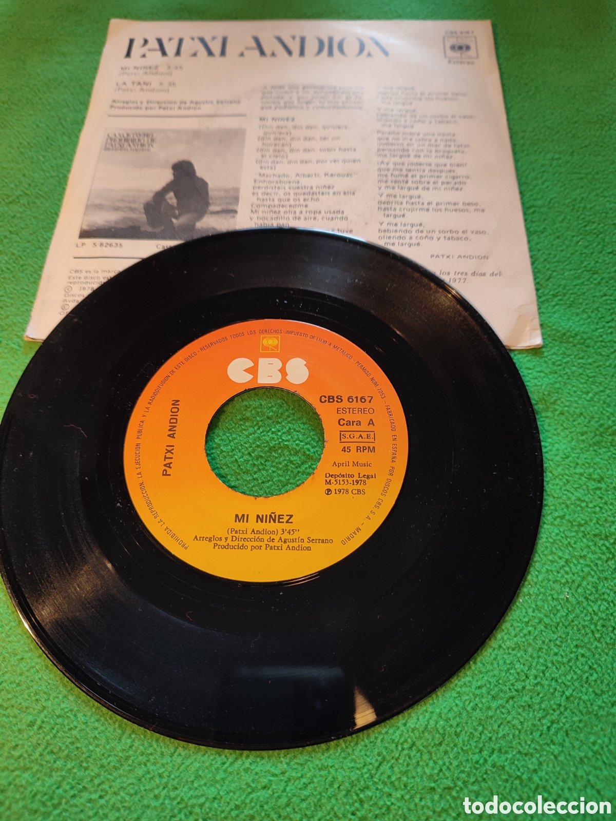 Discos de vinilo: Patxi Andion - Mi ni&ntilde;ez - Foto 2