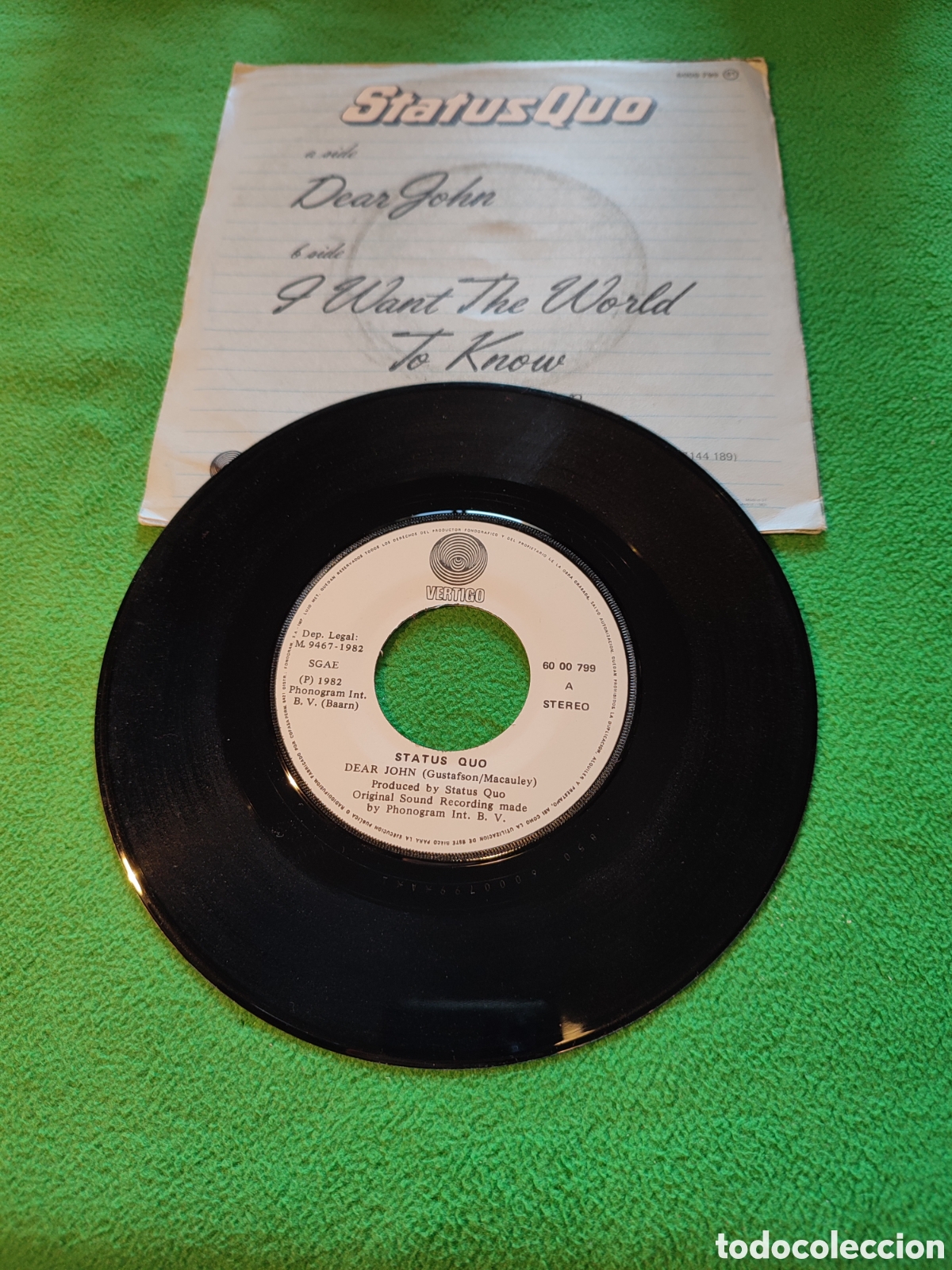 Discos de vinilo: Status Quo - Dear John - Foto 2