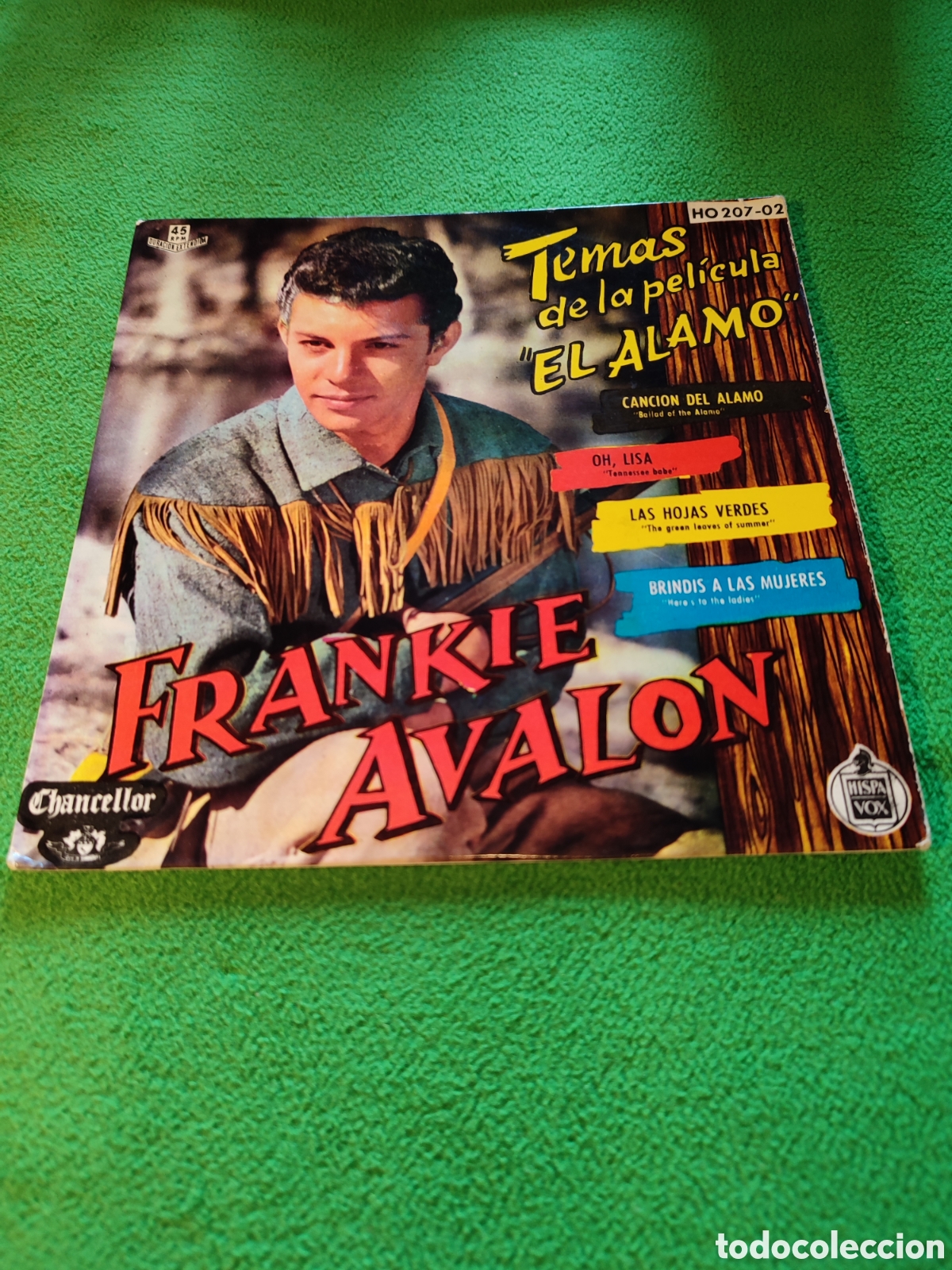 Discos de vinilo: Frankie &Aacute;valon - Canci&oacute;n del &Aacute;lamo + 3 - Foto 1