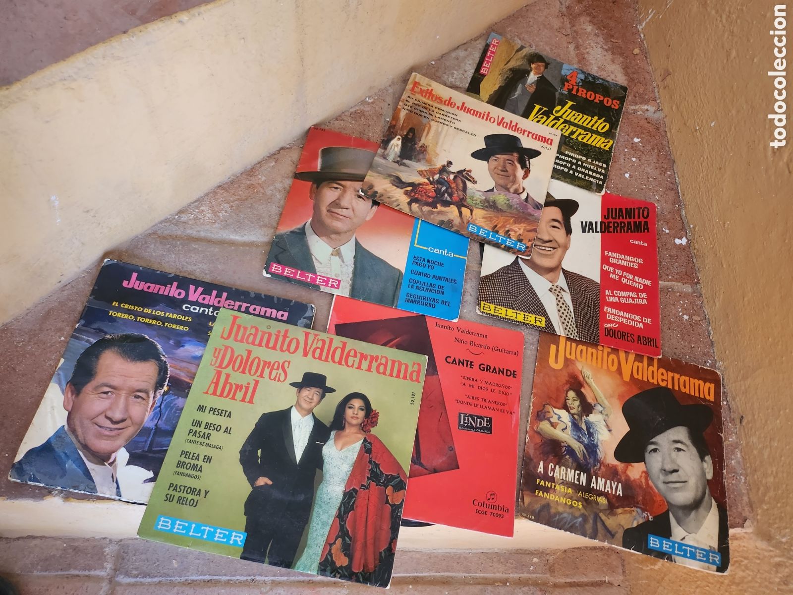 Discos de vinilo: Juanito Valderrama 8 discos - Foto 1