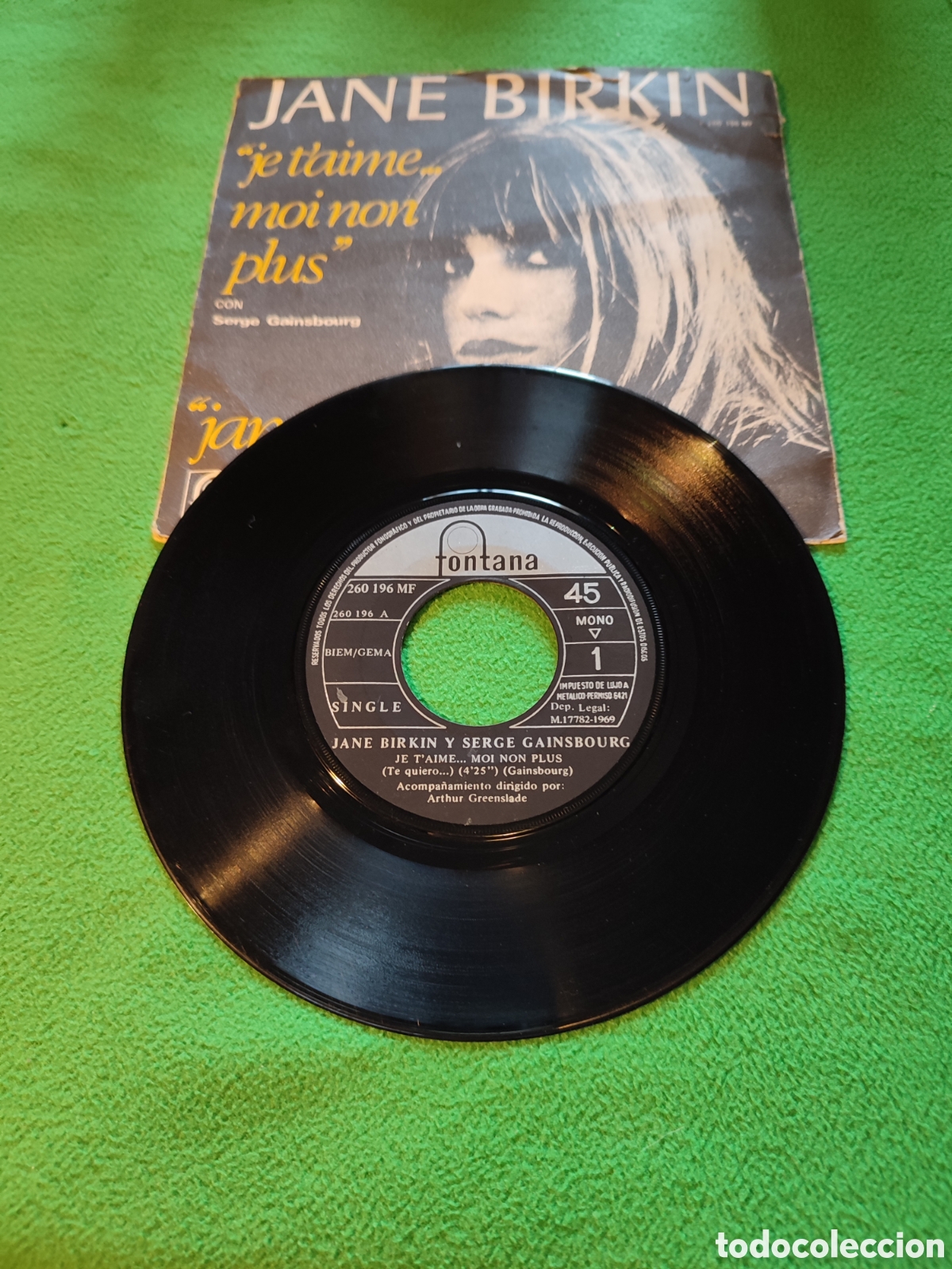 Discos de vinilo: Jane Birkin - Je Taime moi non plus - Foto 2