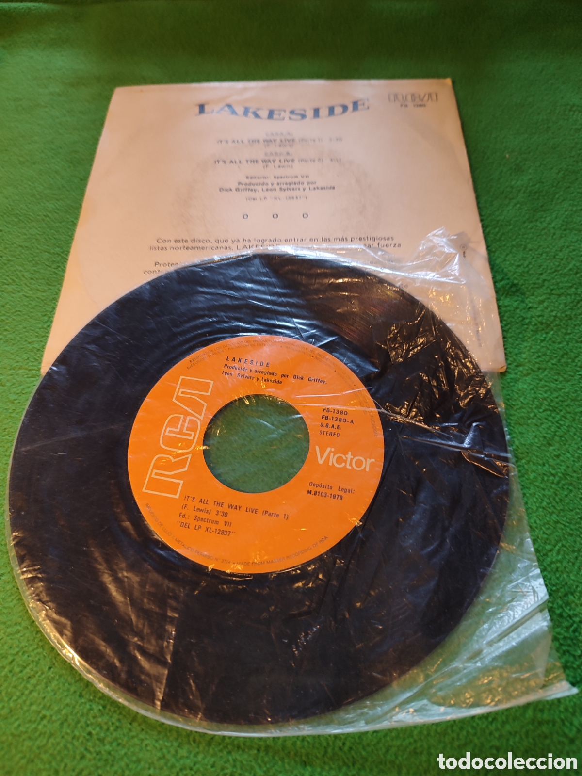 Discos de vinilo: Lakeside - Its All the way live - Foto 2