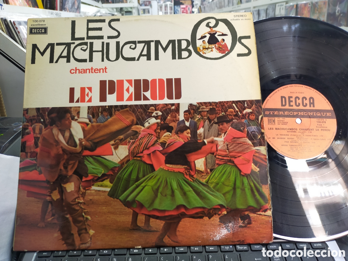 Disques de vinyle: Les machucambos chantent le perou Francia 1969