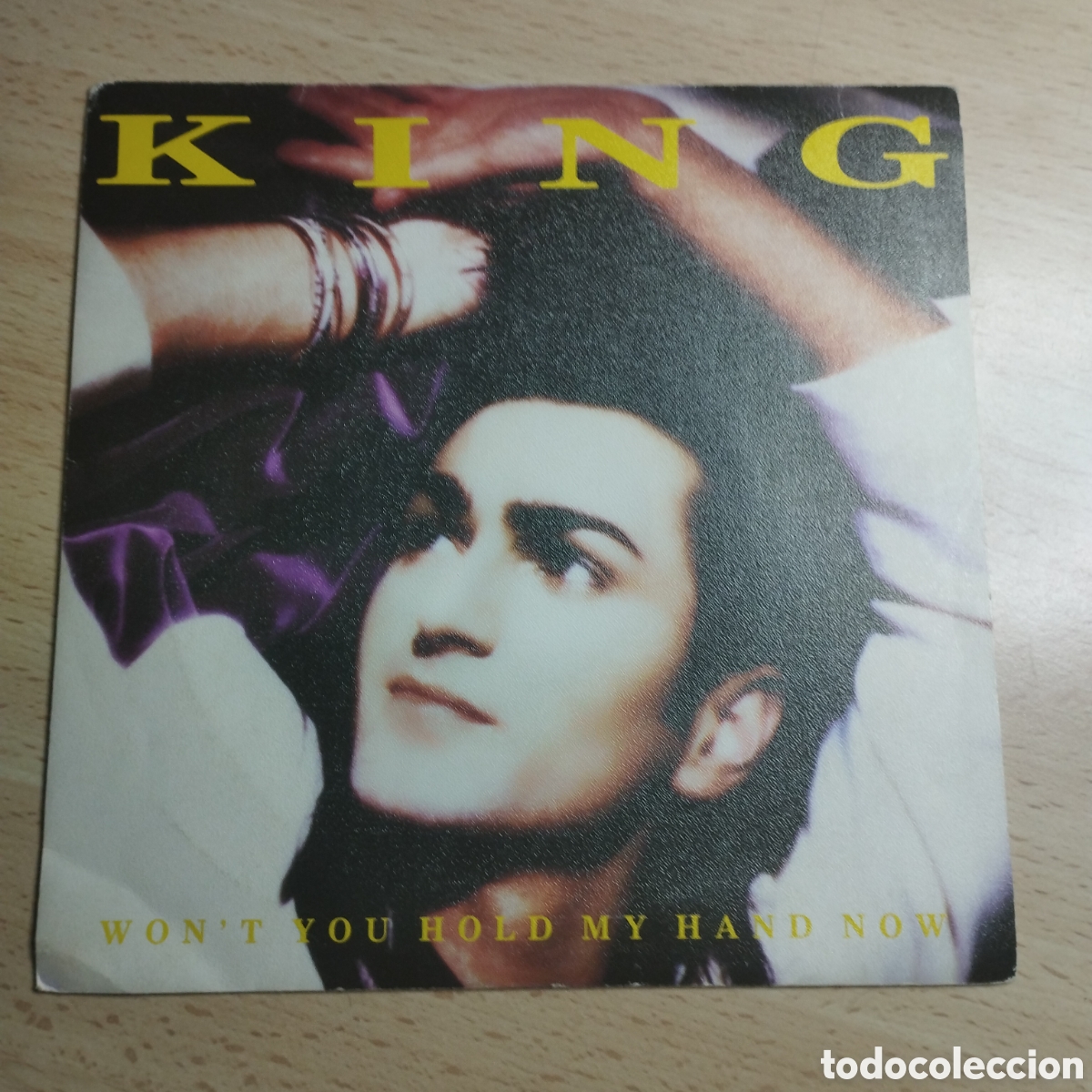 Discos de vinil: Single 7&rdquo; PROMO a una cara. King 1985 Won't You my hand now.