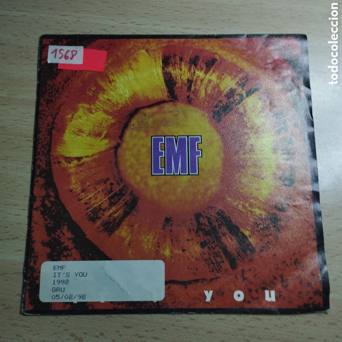 Discos de vinilo: Single 7&rdquo; EMF 1992 Its you + versi&oacute;n mix. - Foto 1