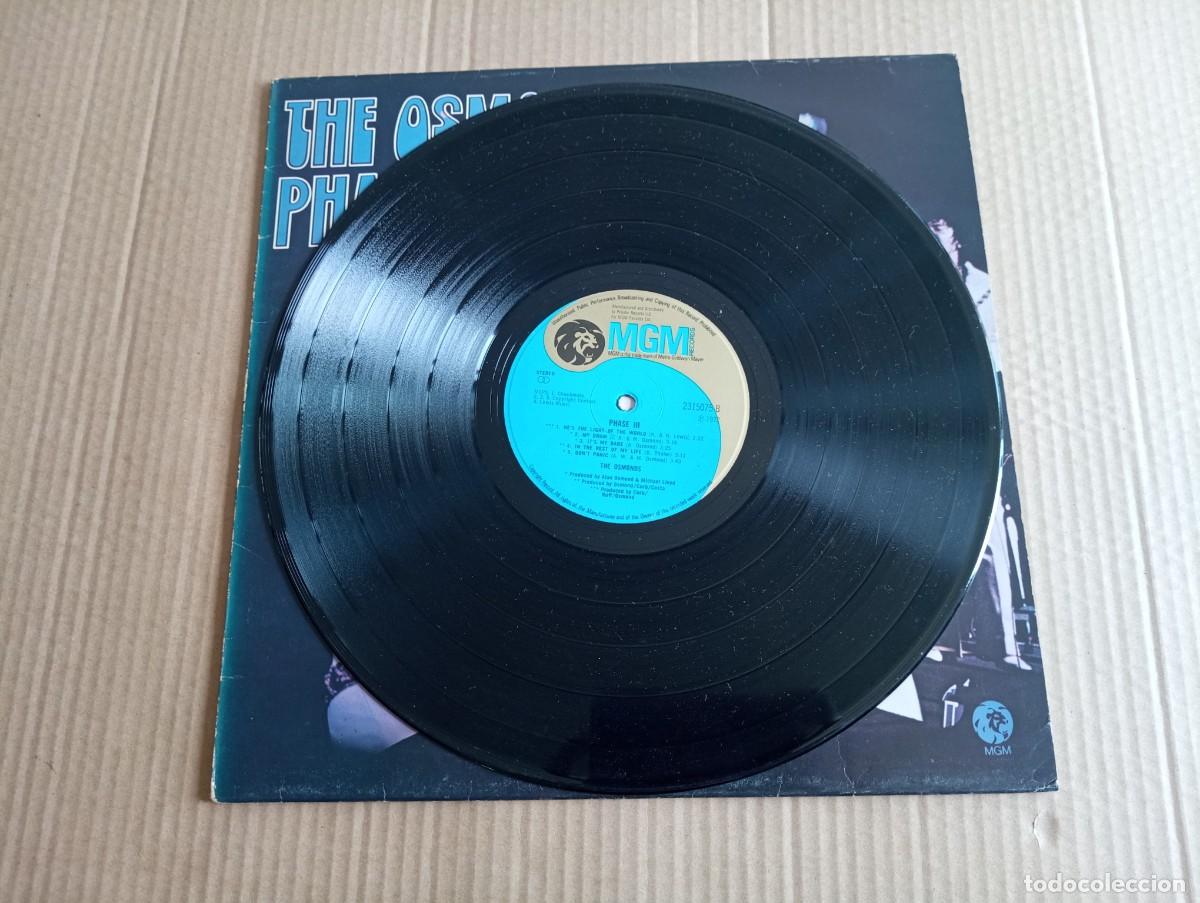Discos de vinilo: THE OSMONDS - PHASE III LP 1972 EDICION INGLESA - Foto 4