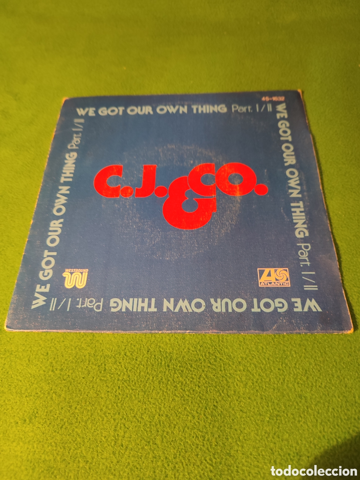 Discos de vinilo: C.J. & CO.- We got our own thing - Foto 1