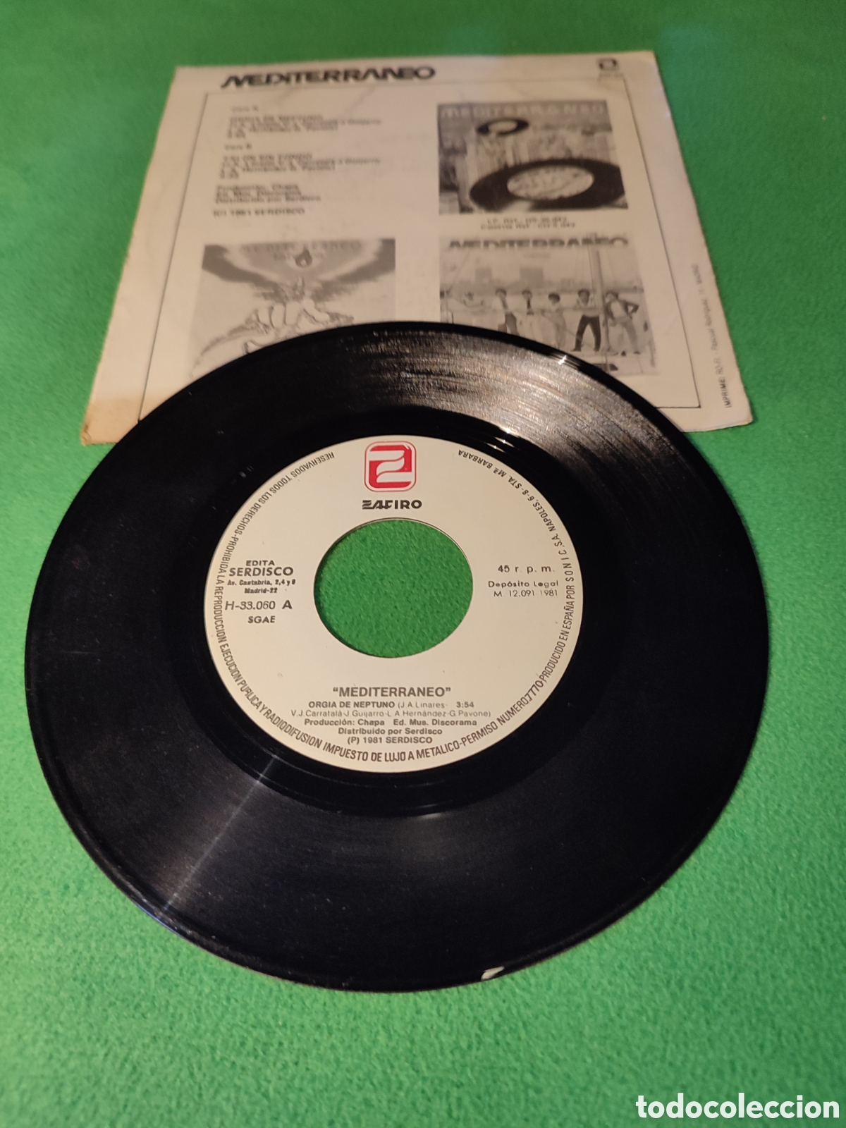 Discos de vinilo: Mediterr&aacute;neo - Orgia de Neptuno - Foto 2