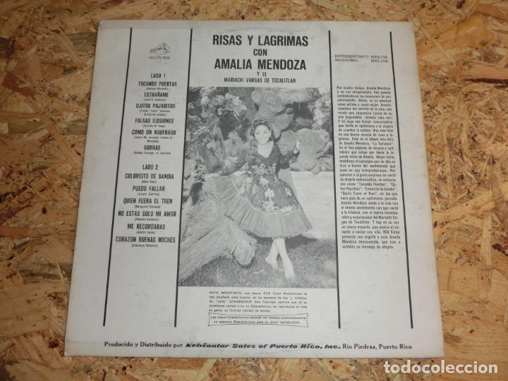 Discos de vinilo: Amalia Mendoza &ndash; Risas Y Lagrimas - Foto 2