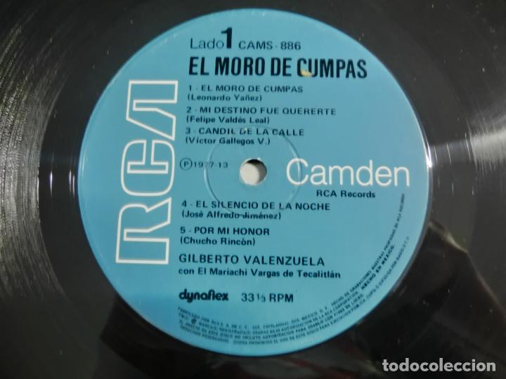 Discos de vinilo: Gilberto Valenzuela &ndash; El Moro De Cumpas - Foto 3