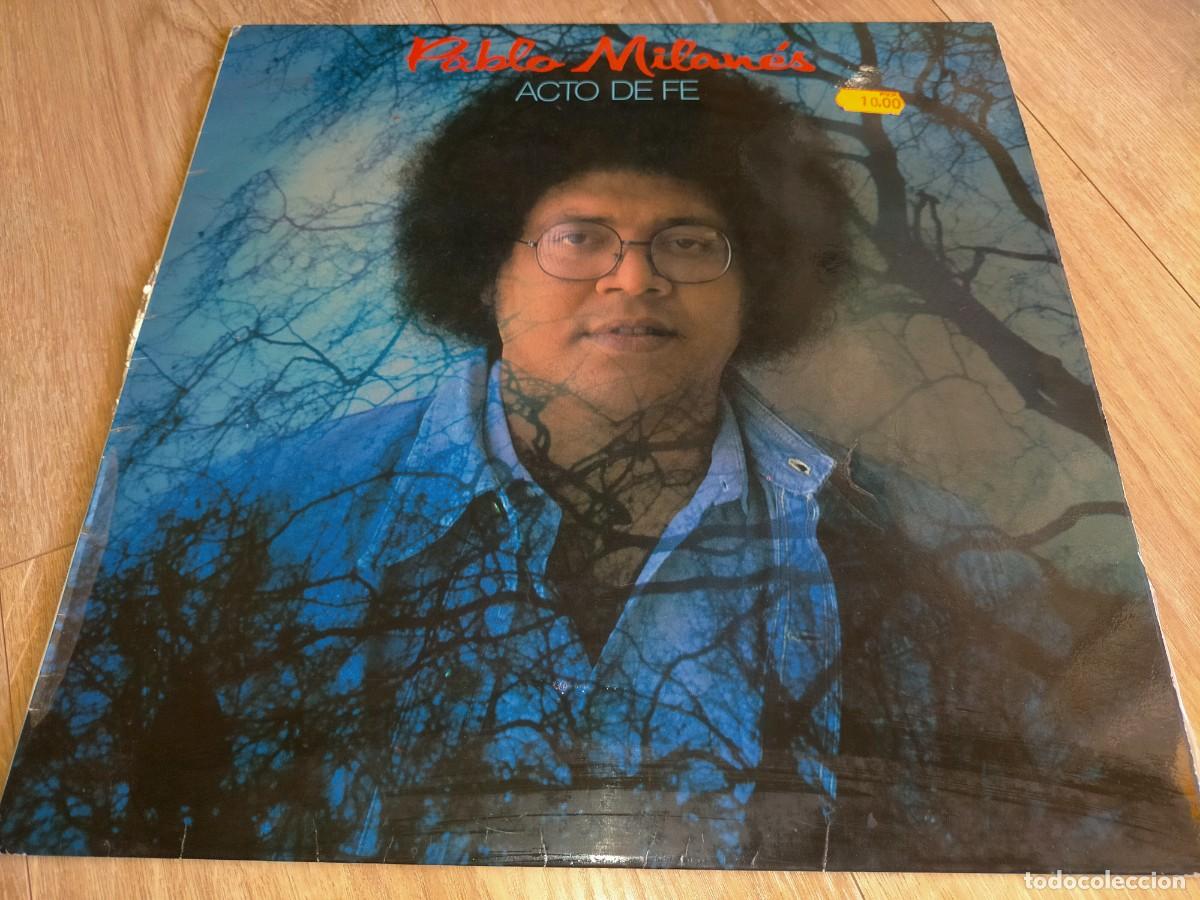 Disques de vinyle: PABLO MILAN&Eacute;S-ACTO DE FE-ORIGINAL 1982