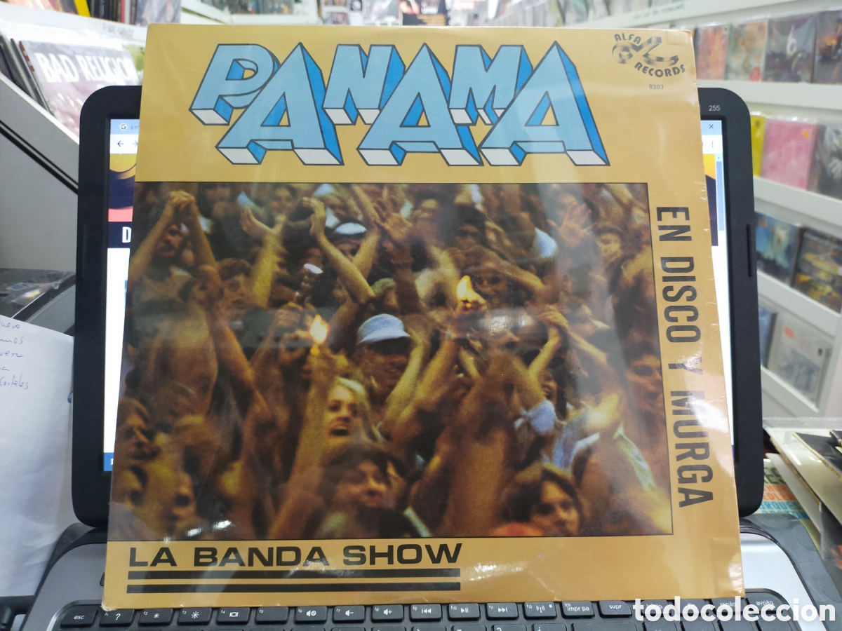 Disques de vinyle: La banda show LP Panam&aacute; en disco y murga Venezuela precintado