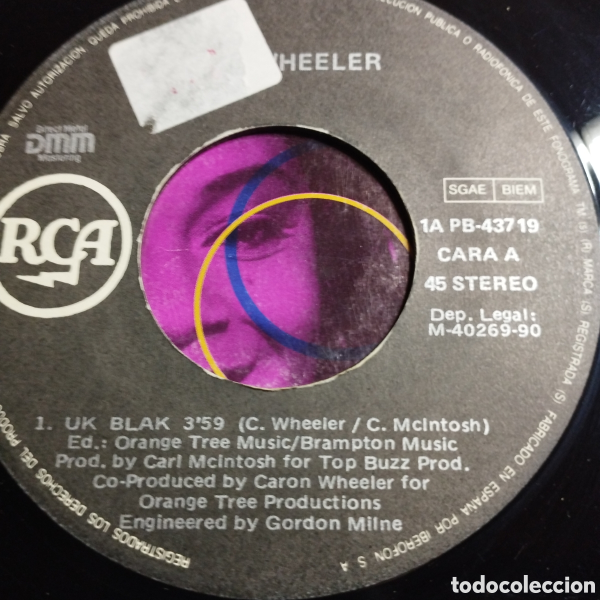 Discos de vinilo: Single 7&rdquo; Caron Wheeler 1990 UK Black. + Burn Inside.. - Foto 3