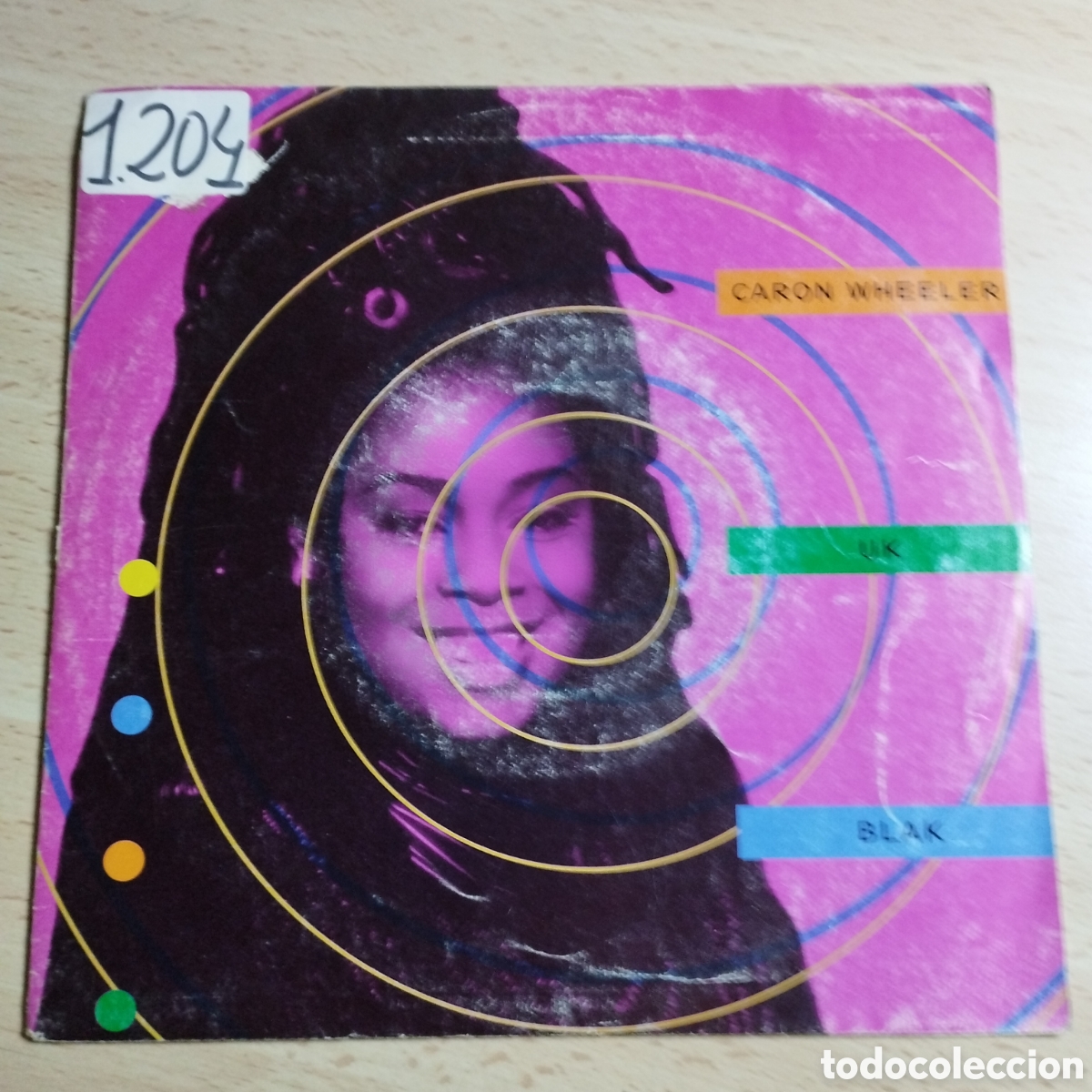 Discos de vinilo: Single 7&rdquo; Caron Wheeler 1990 UK Black. + Burn Inside.. - Foto 1