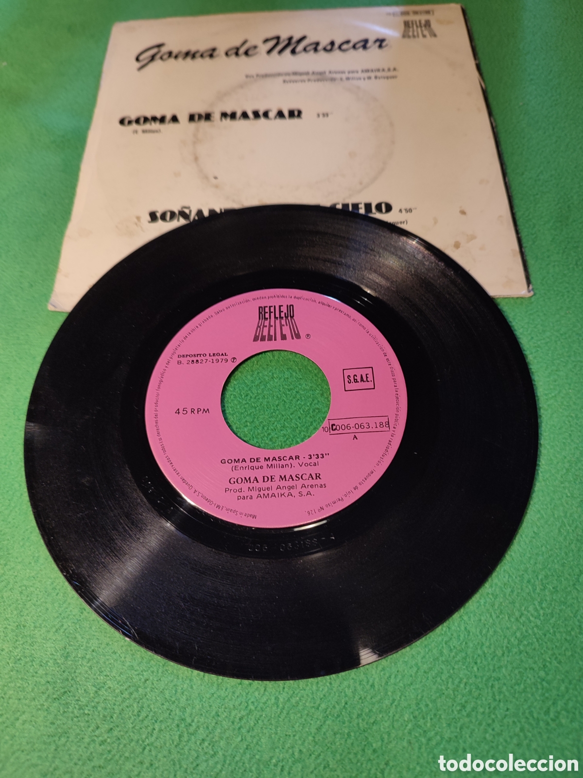 Discos de vinilo: Goma de Mascar - Same Vinilo Single - Foto 2