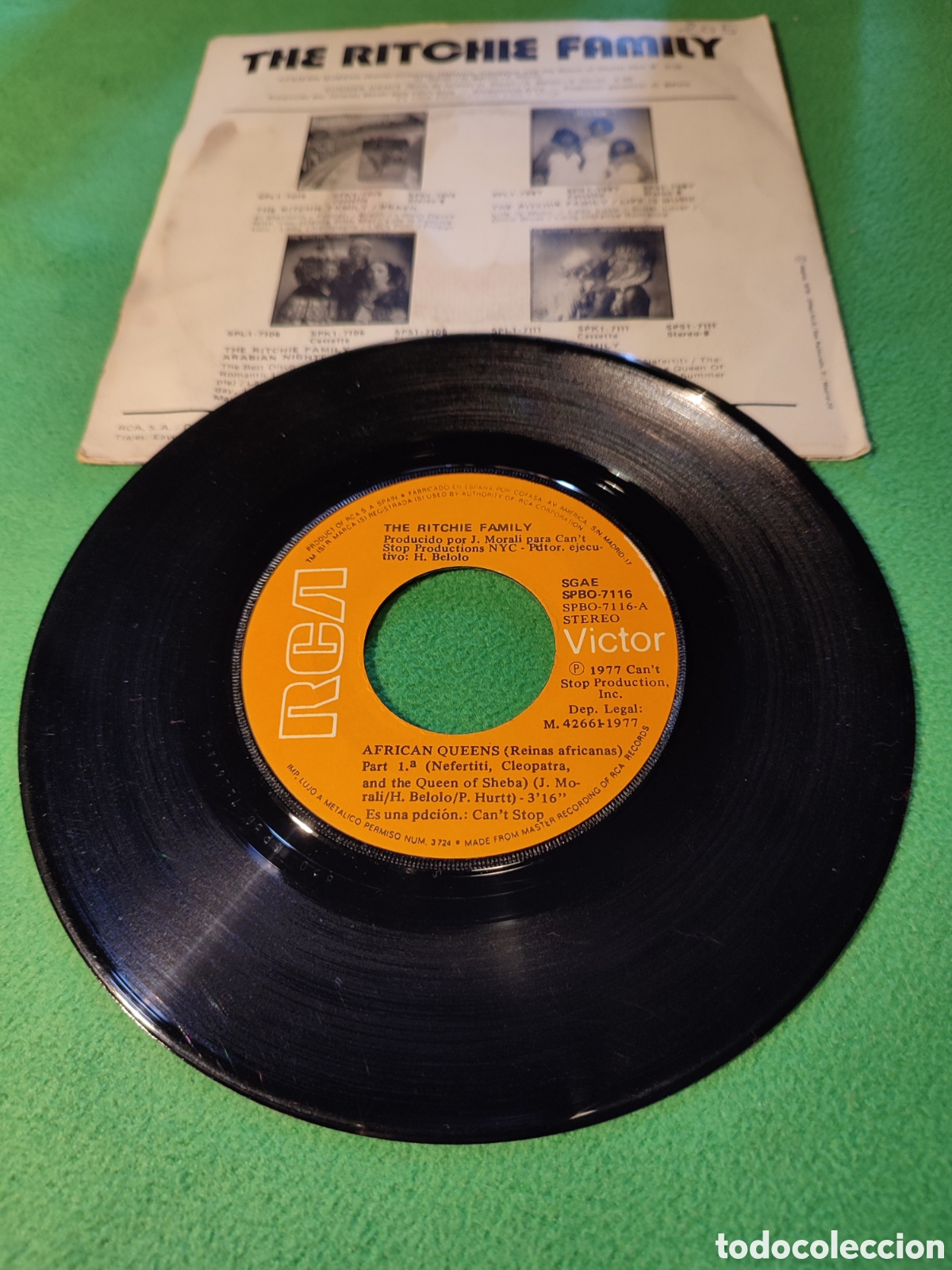 Discos de vinilo: The Ritchie Family - &Aacute;frican Queen - Foto 2