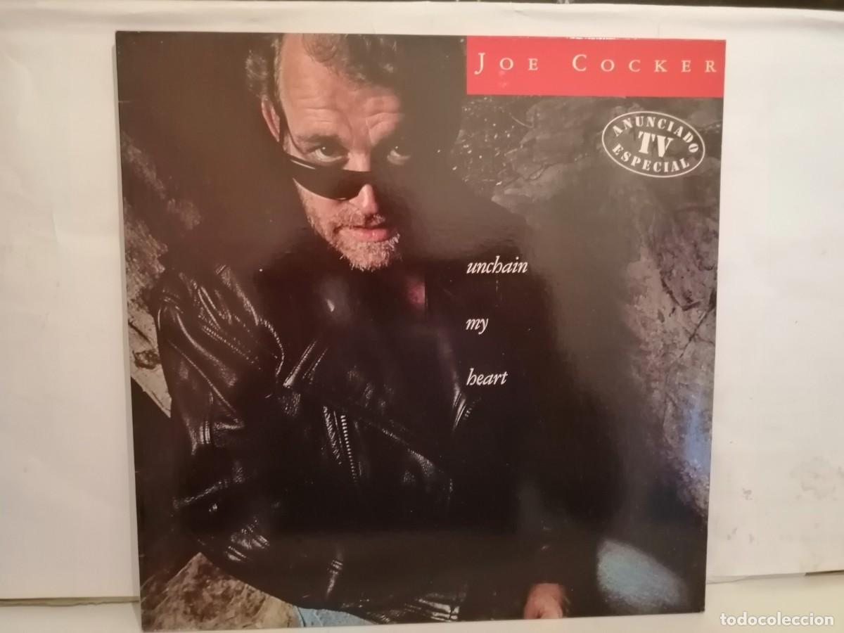 Discos de vinilo: Joe Cocker - Unchain My Heart - LP - 1987 - Foto 1