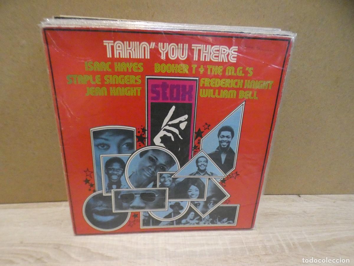 Disques de vinyle: cajj224 lp recop Uk 1972 Stax takes you there, bastante tute menor, reproducible
