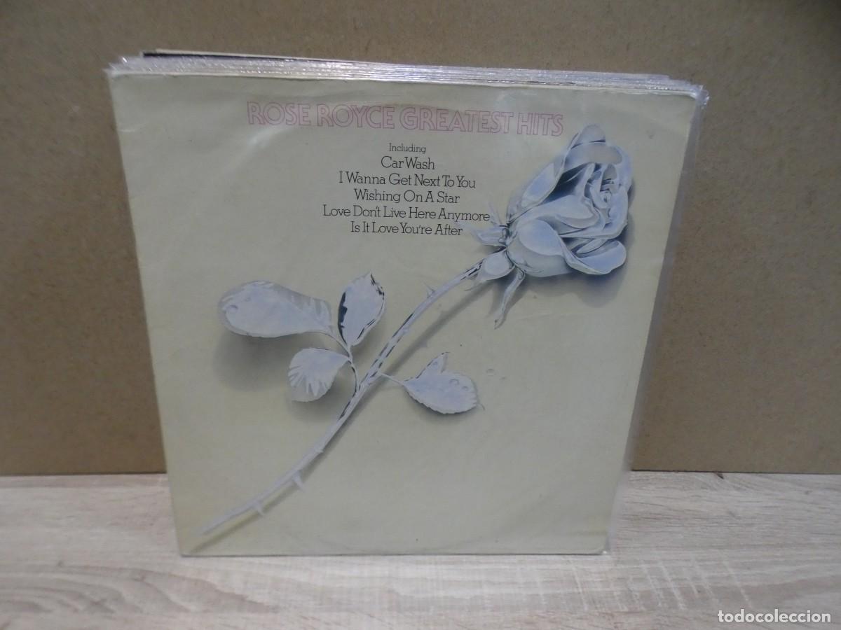 Disques de vinyle: cajj224 lp musica negra ROse Royce greatest hits, decente con uso menor