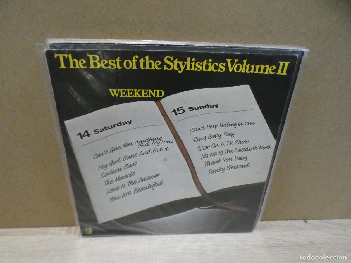 Disques de vinyle: cajj224 lp uk ca 1972 decente con trote, aunque aun Tolerable, best of Stylistics 2