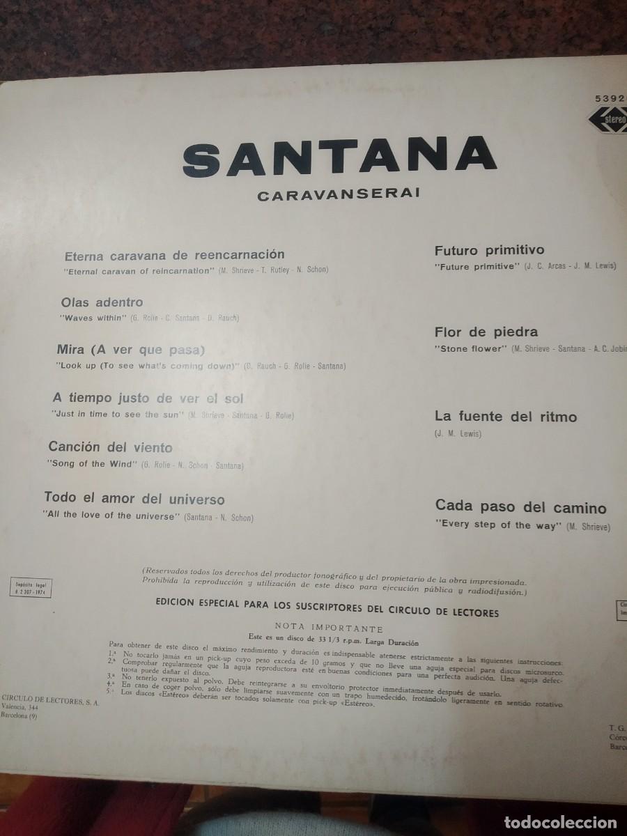 Discos de vinilo: Vinilo. Santana - Foto 2