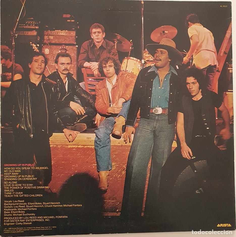 Discos de vinilo: Lou Reed &rdquo;Growing in public&rdquo; Lp. - Foto 2