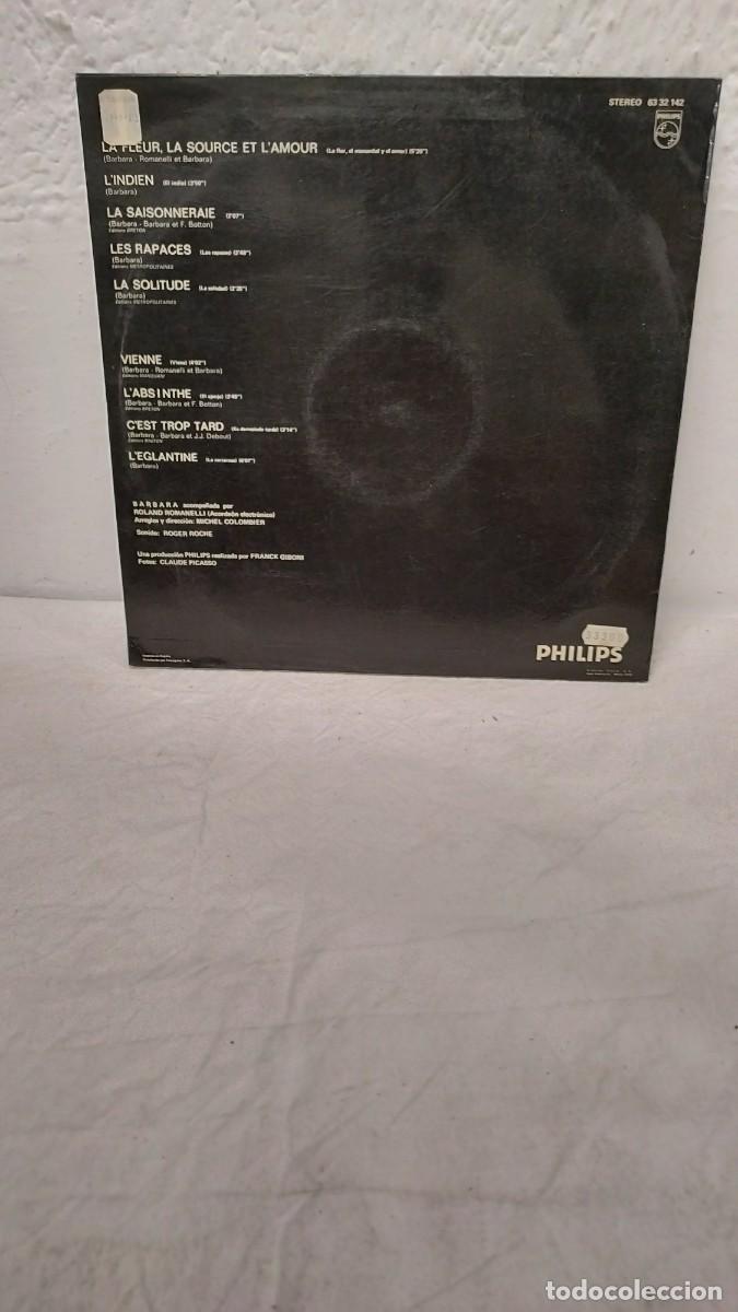 Discos de vinilo: Barbara (5) &ndash; La Fleur DAmour- Vinilo Lp - - Foto 2