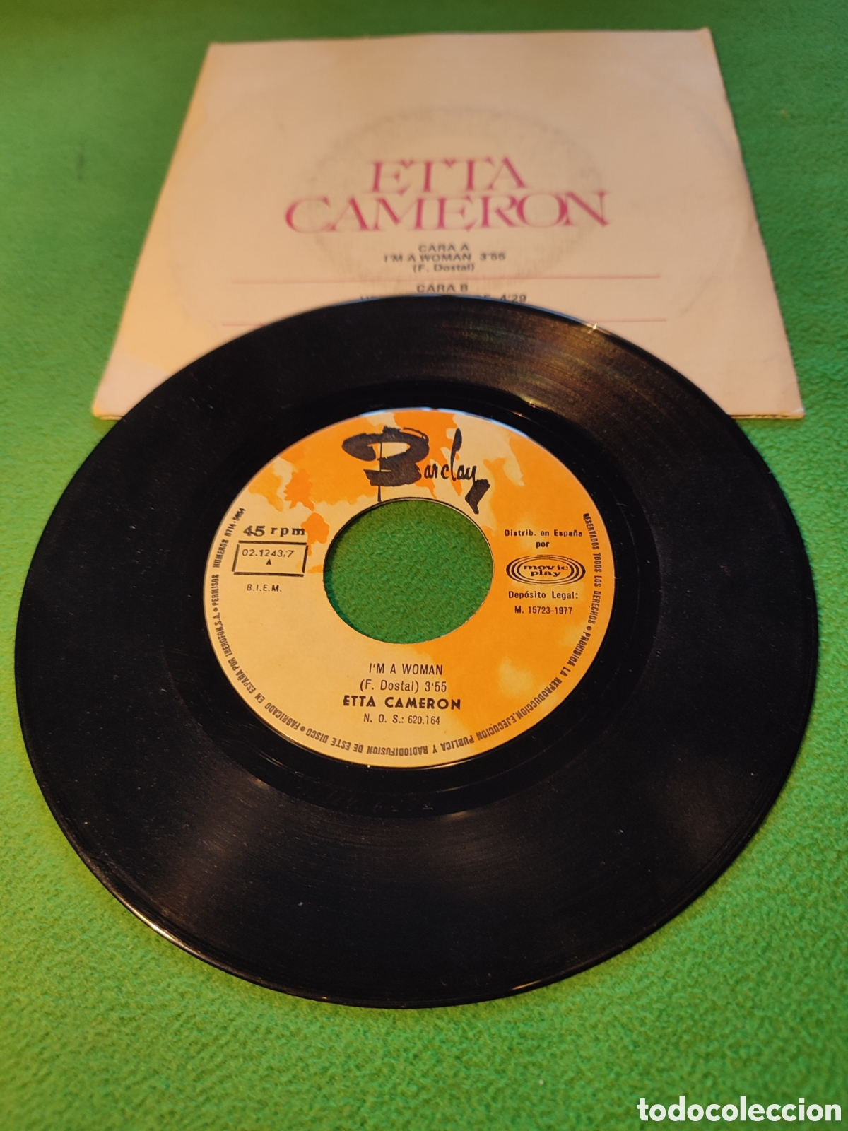 Discos de vinilo: Etta Cameron - Soy una mujer - Foto 2