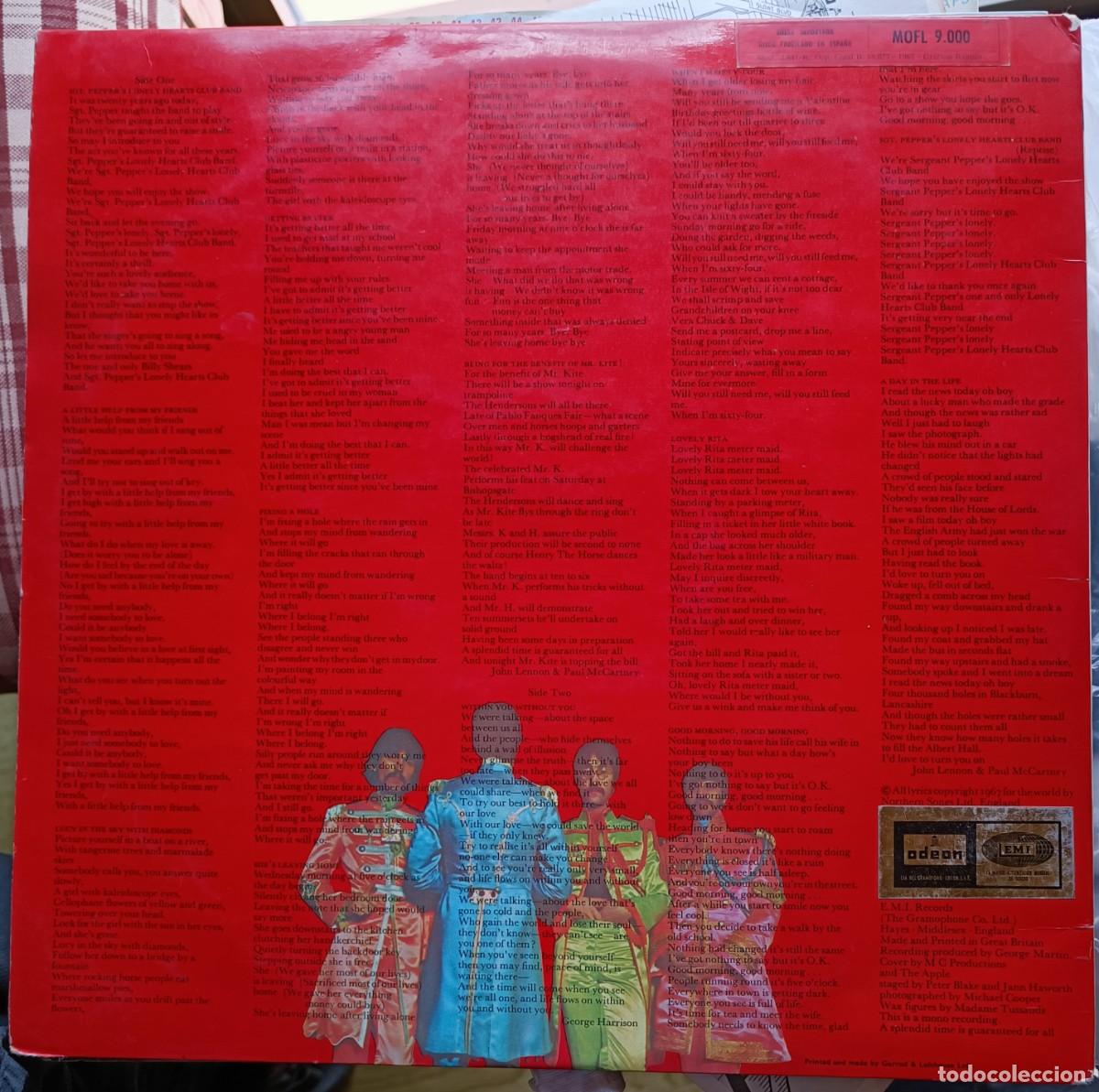 Discos de vinilo: Beatles - Sgt. Peppers - Foto 2