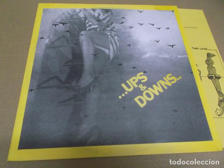 Discos de vinilo: UPS & DOWNS (MX) JUST FOR LUST (2 TRACKS) A&Ntilde;O &ndash; 1982 &ndash; HOJA INTERIOR - Foto 1