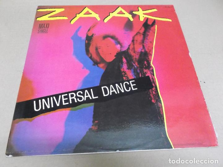 Discos de vinilo: ZAAK (MX) UNIVERSAL DANCE (3 TRACKS) A&Ntilde;O &ndash; 1987 - Foto 1