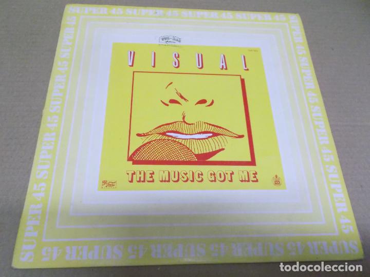 Discos de vinilo: VISUAL (MX) THE MUSIC GOT ME (2 TRACKS) A&Ntilde;O &ndash; 1983 - Foto 1