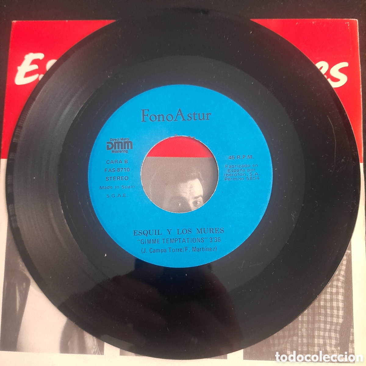 Discos de vinilo: Esquil Y Los Mures &ndash; Mientras Laboro. Vinilo, 7&rdquo;, Single - Foto 4