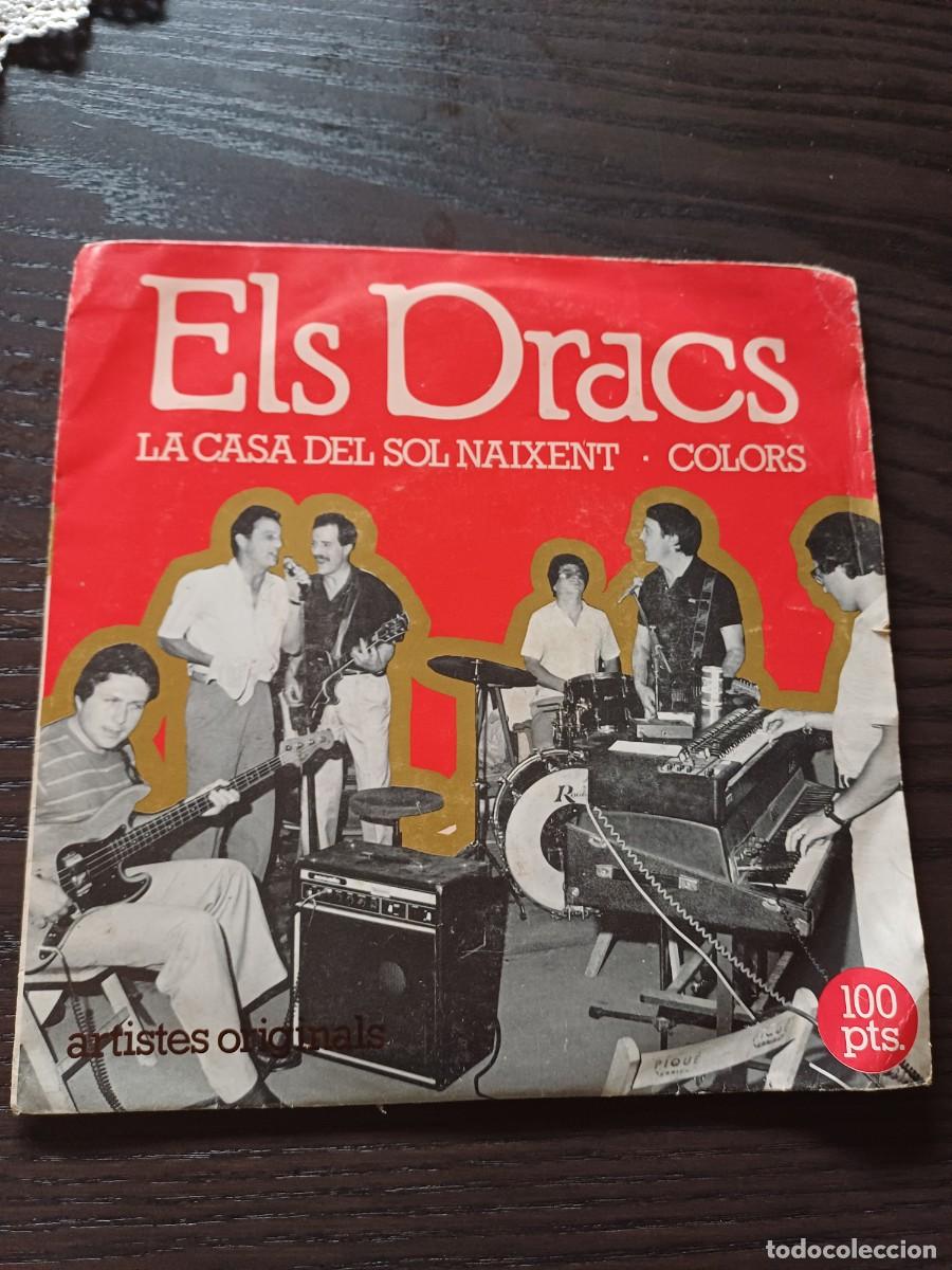 Discos de vinilo: Els Dracs la casa del sol naixent colors - Foto 1
